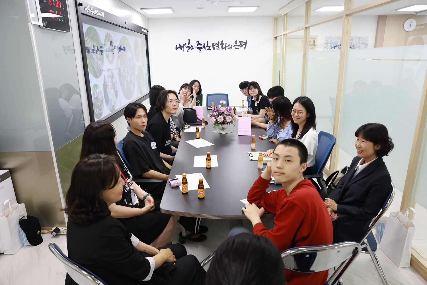 2025년 드림리턴 프로젝트 물품 꾸러미 전달식 이미지