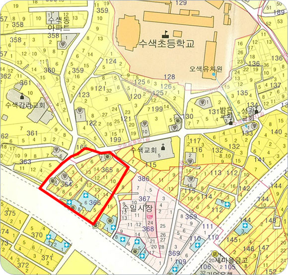 수색1촉진구역 위치도 이미지