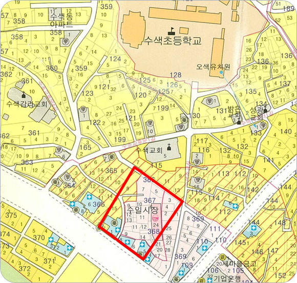 수색2촉진구역 위치도 이미지