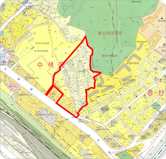 수색9촉진구역 위치도 이미지