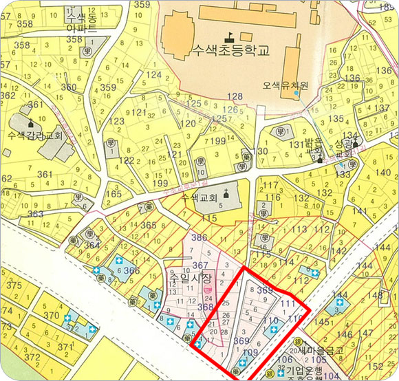 수색12촉진구역 위치도 이미지