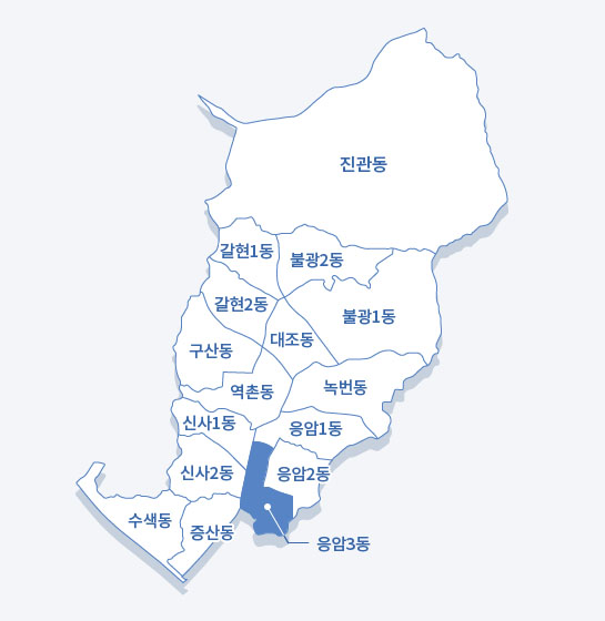 은평구 지도 - 응암3동